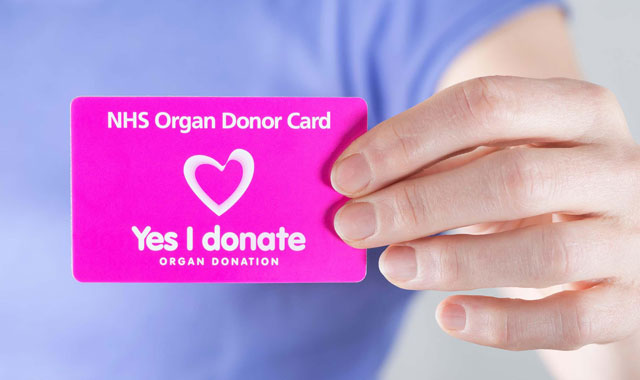 NHS Organ Donor Card